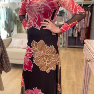 VESTIDO TUL FLORES GRANDES