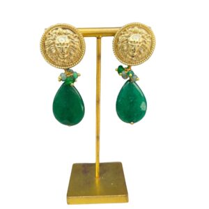 PENDIENTE LION VERDE