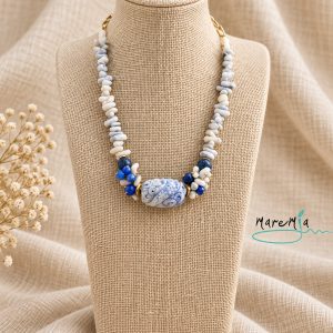 Collar coralitos navy