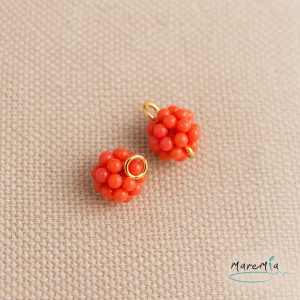 Charms bola coral