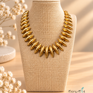 Collar Choker Serpiente Dorado