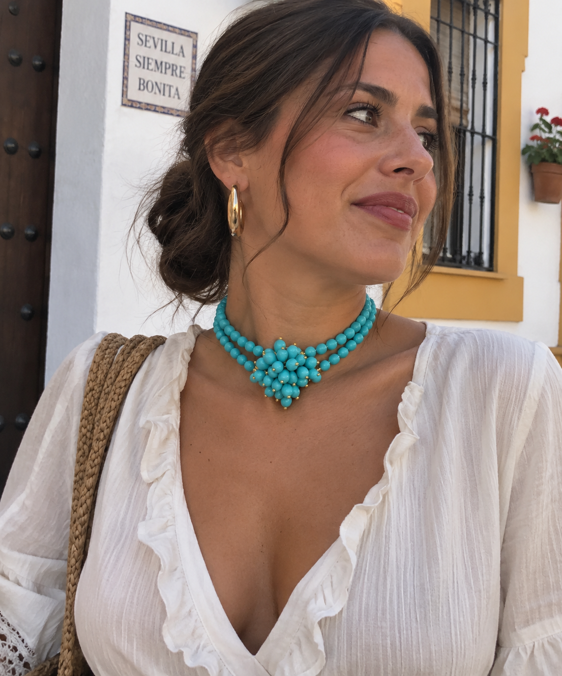 Collar Choker Turquesa - Imagen 2