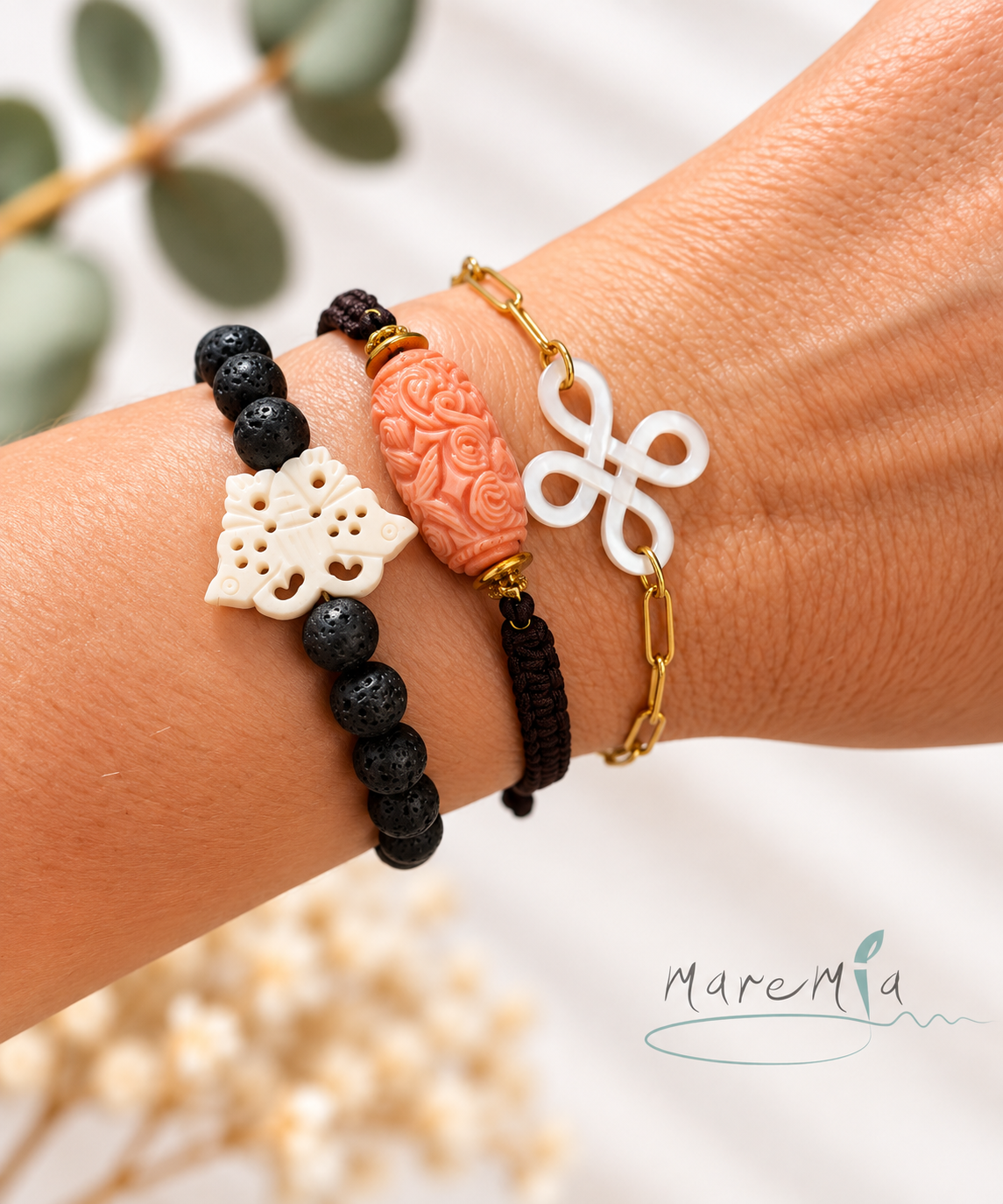 Pulsera Infinito Nácar - Imagen 2