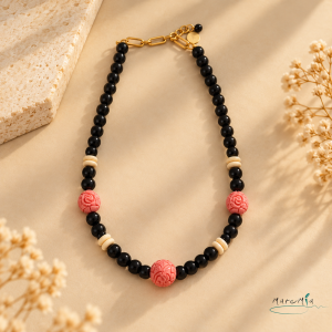 Collar Rosario Negro