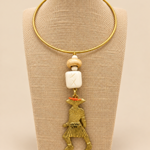 Collar Choker Guerrero Dorado