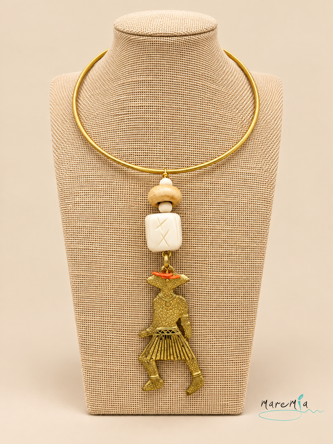 Collar Choker Guerrero Dorado